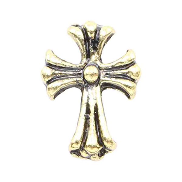MATIERE(マティエール) メタルパーツ クロス スモール ゴールド 5×6mm