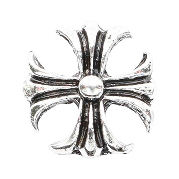 MATIERE(マティエール) メタルパーツ スクエアクロス ミディアム シルバー 8×8mm