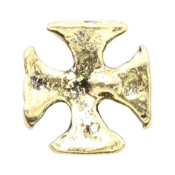 MATIERE(マティエール) メタルパーツ スクエアクロス スモール ゴールド 5×5mm