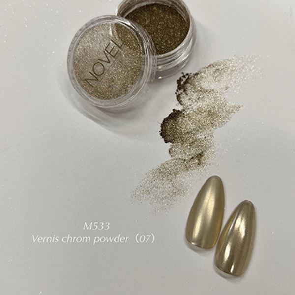Nail - NOVEL M533 Vernis chrom powder ノヴェル ヴェルニクロムパウダー (07)