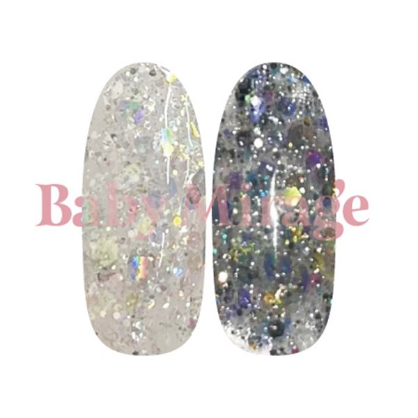 Nail - Baby Mirage ベイビーミラージュ カラージェル Glitter Flash(グリッターフラッシュ) GF02 3g