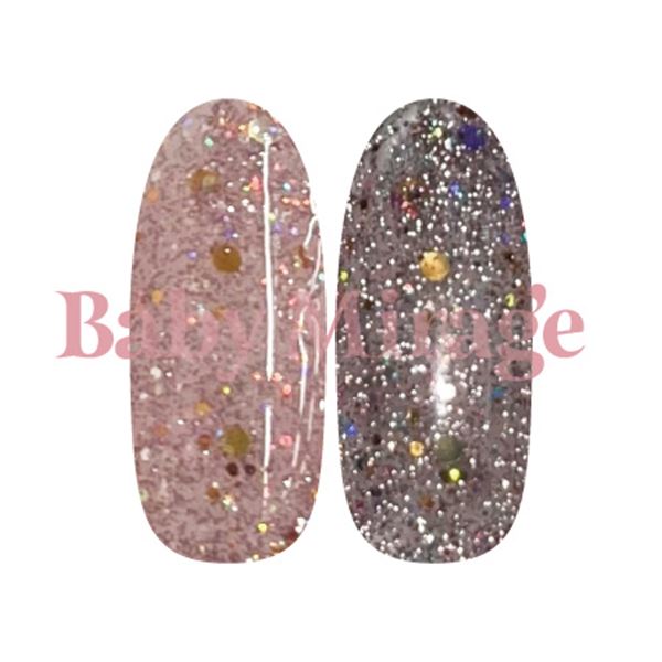 Baby Mirage ベイビーミラージュ カラージェル Glitter Flash(グリッターフラッシュ) GF06 3g(4.0)