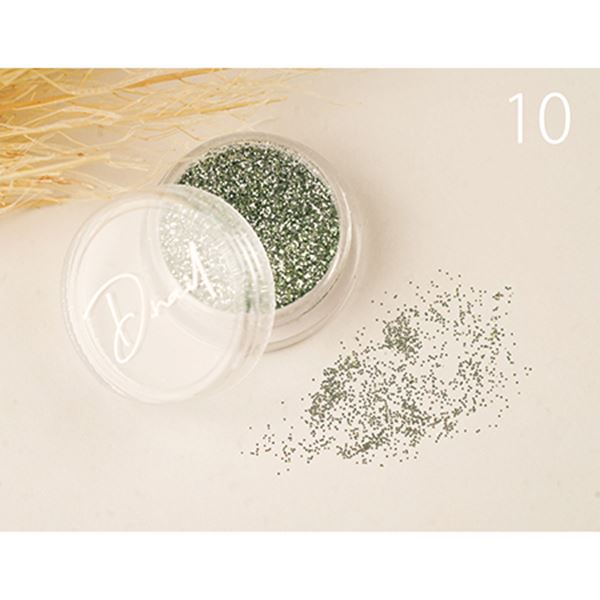 D.nail グリッター 10 グレーグリーン
