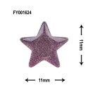 SONAIL スター クリアストーン 11×11 ブラックダイヤモンド FY001624