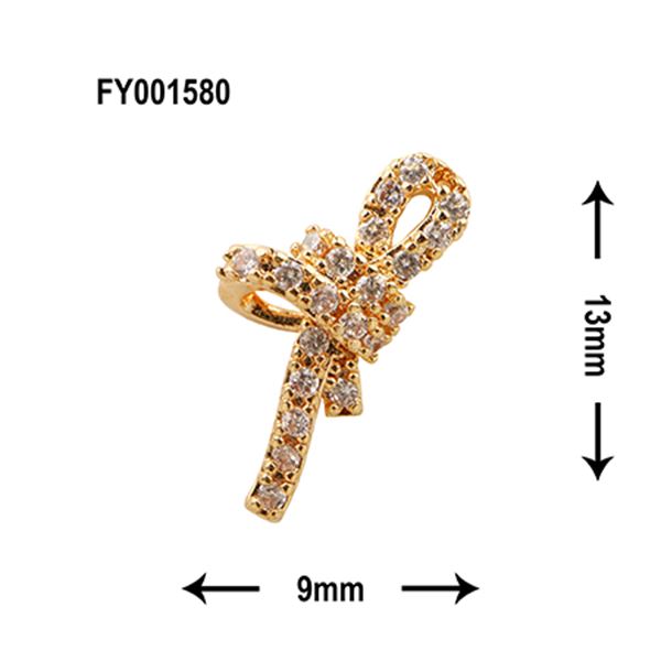 SONAIL ルーズリボン ジュエリーデコレーション ゴールド FY001580