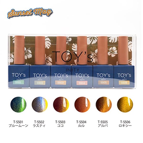 TOY's × INITY サンセットマグ 6色セット T-SSST6 nailstudy-10049084 ネイル用品 nailstudy サンプル画像3