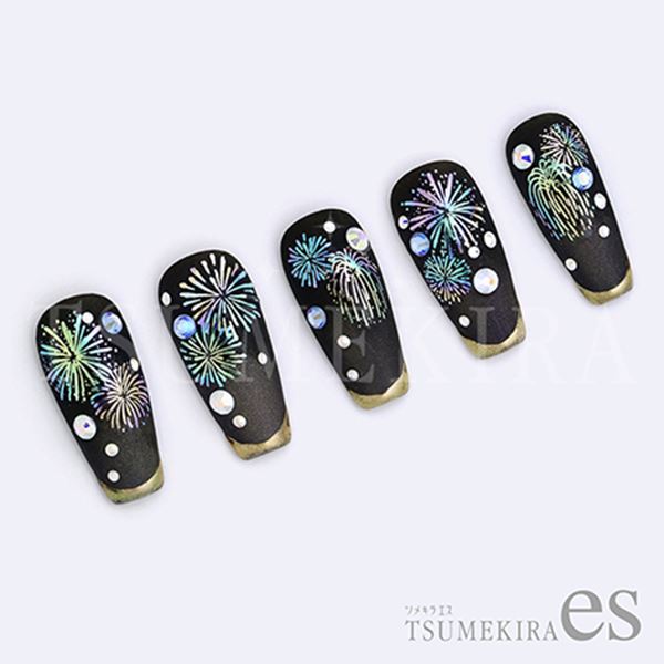ツメキラ es(エス) 花火 レインボー ES-FIW-003