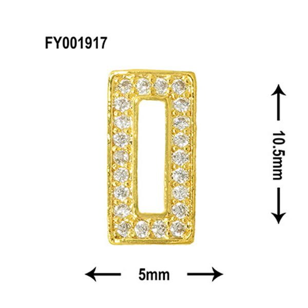 SONAIL ビジューフレーム レクタングル ゴールド FY001917