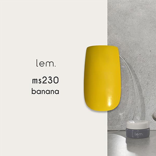 lem.(レム) カラージェル ms230 バナナ 3g