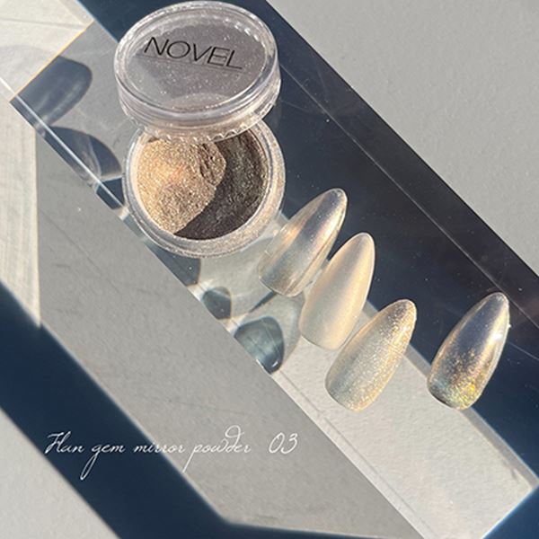 【2/1限定 ポイント5倍】NOVEL M539 Flan gem mirror powder(03) 0.6g