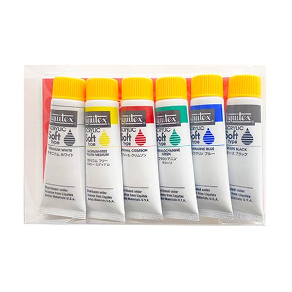 リキテックス ソフト ネイル6色セットC 10ml (PPケース)...