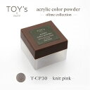TOY's × INITY アクリルカラーパウダー オリーミーコレクション CP30 ニットピンク 7g