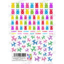 ツメキラ MAI プロデュース Colorful Gummy Bear & Balloon Dog (カラフル グミベア & バルーン ドッグ) NN-MAI-001