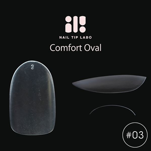 NAIL TIP LABO コンフォート オーバル #03