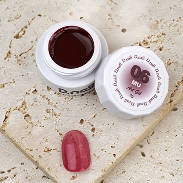 D.nail アートジェル (極ジェル) MU06 ボルドー 3g