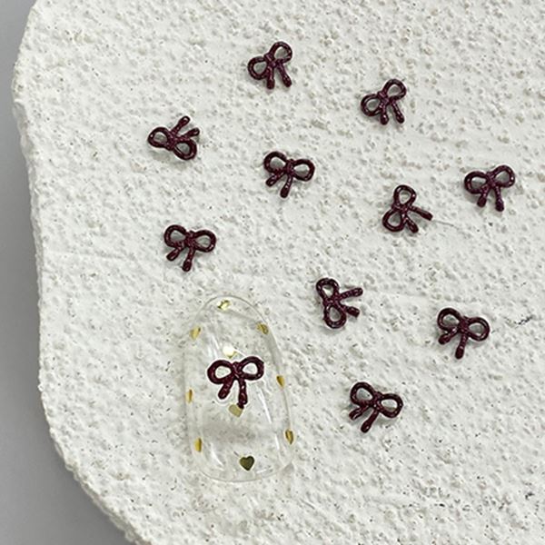 D.nail ベビーリボン ブラウン