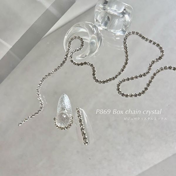 NOVEL P869 Box chain crystal 30cm ノヴェル ボックスチェーンクリスタル