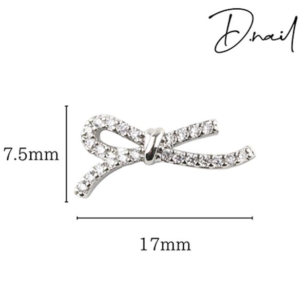 D.nail ジュエリービジューパーツ DS-71 ジュエリーリボン