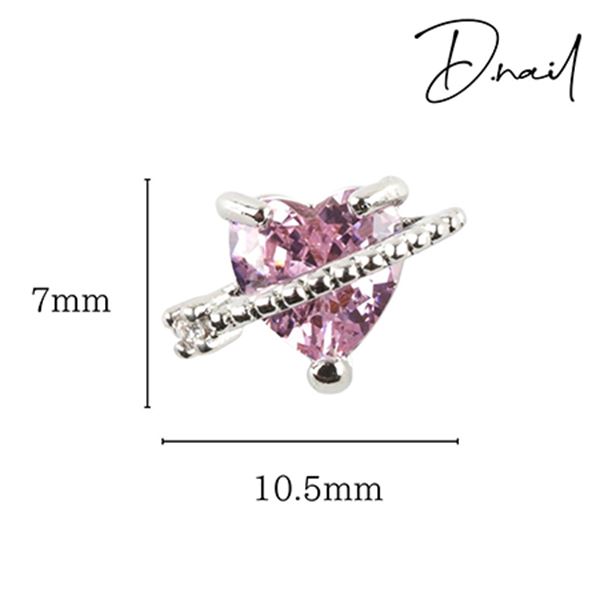 D.nail ジュエリービジューパーツ DS-86 プラネットハート