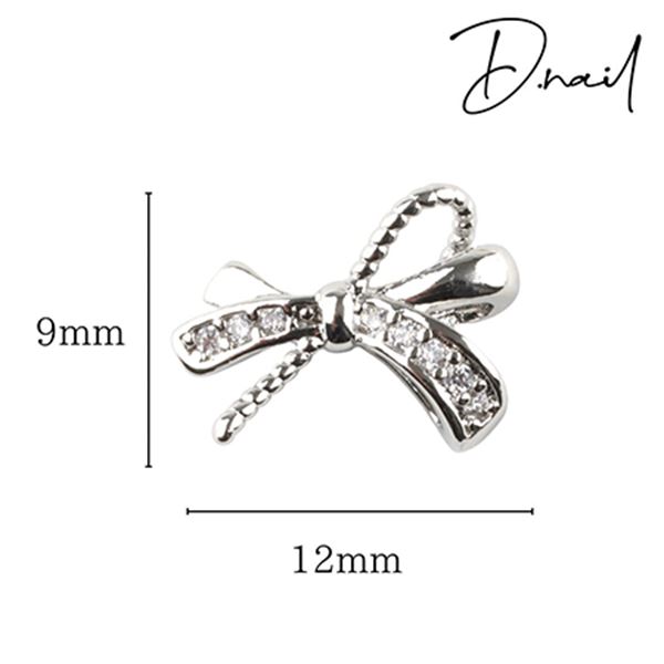 D.nail ジュエリービジューパーツ DS-93 グレイスリボン