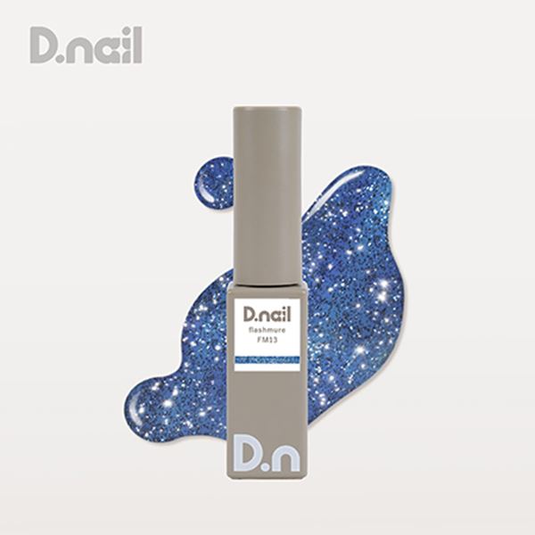 D.nail フラッシュミュールジェル FM13 ブルー 7g
