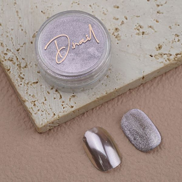 D.nail ミラーマグパウダー 01 シルバーピンク
