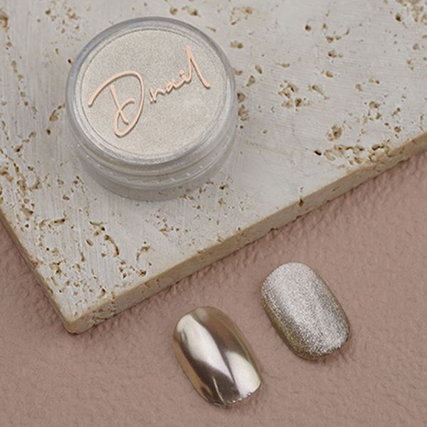 D.nail ミラーマグパウダー 02 シルバーベージュ