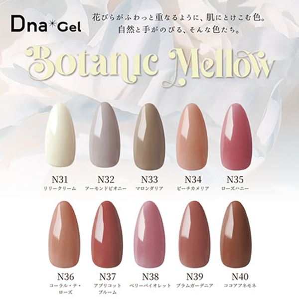 乐天商城 - Dna Gel(ディーナジェル) カラージェル ボタニカルメロウ 10色シリーズ
