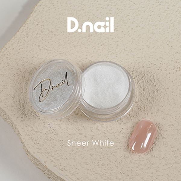 D.nail シーンミラーパウダー シアーホワイト