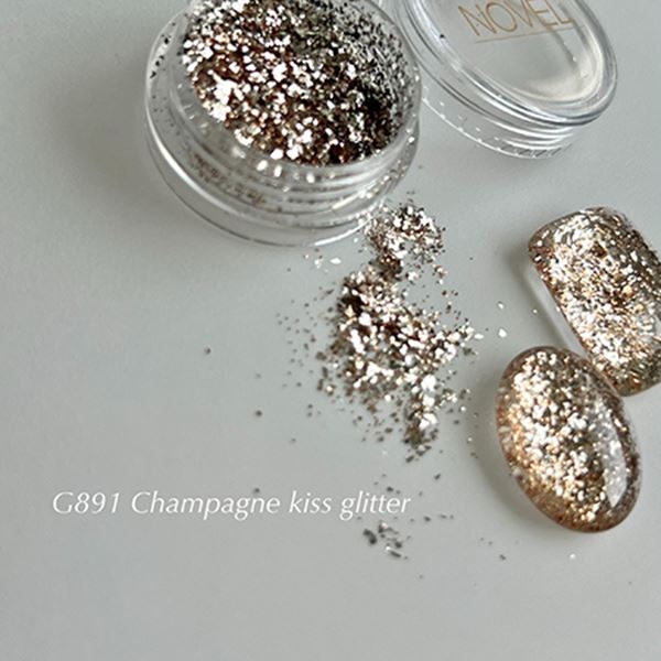 NOVEL G891 Champagne kiss glitter