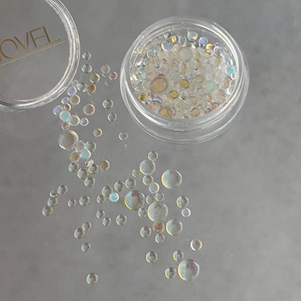 ネイル用品 nailstudyのNOVEL P974 Aurora dome mix ノヴェル オーロラドームミックス｜アングル2