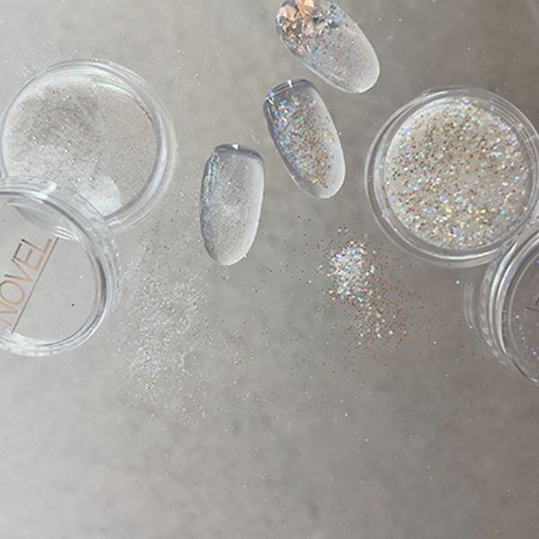 NOVEL G978 Aurora sugar glitter(0.1mm×0.2mm mix)