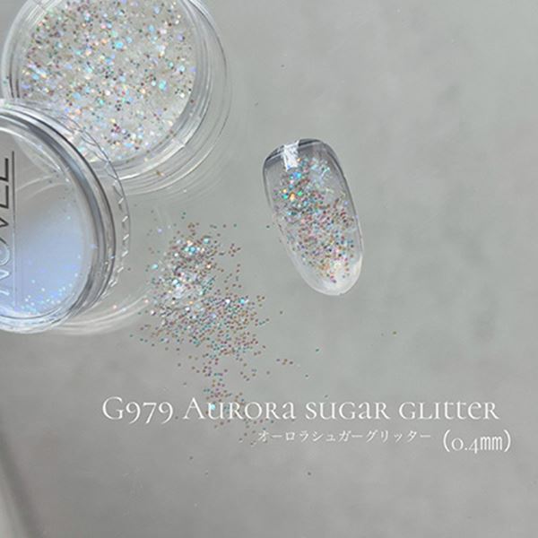 金色粉.软片 - NOVEL G979 Aurora sugar glitter(0.4mm)
