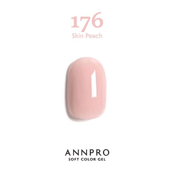 乐天商城 - ANNPRO ソフトカラージェル 176 スキンピーチ 4g