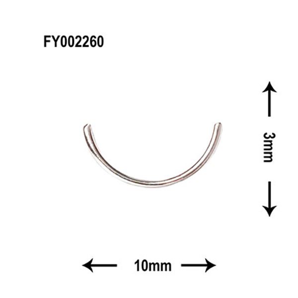 乐天商城 - SONAIL カーブスティックパーツ 10mm シルバー FY002260
