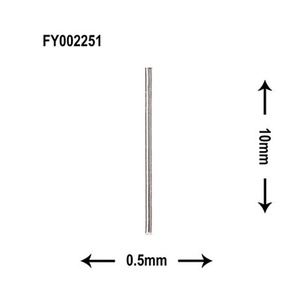 SONAIL スティックパーツ 10mm シルバー FY002251