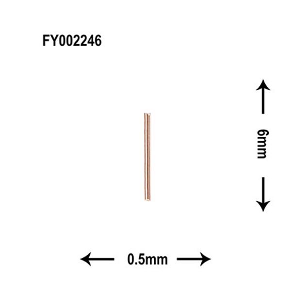 Rakuten - SONAIL スティックパーツ 6mm ピンクゴールド FY002246