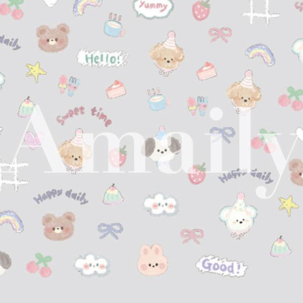 商品到着後レビューを書いて次回使える200円OFFクーポンGETNo.3-52 ゆるふわアニマルカラーシールは製造ロットによりカラーの色味が異なる可能性がございます。今回より通常のカラーシールと素材が異なるシールが販売されます。シートサイズ85mm×55mm