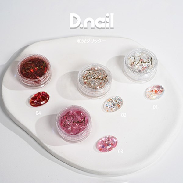 D.nail 和光グリッター 04 提灯