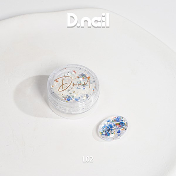 D.nail 泡ホログラム L 02 オーロラ