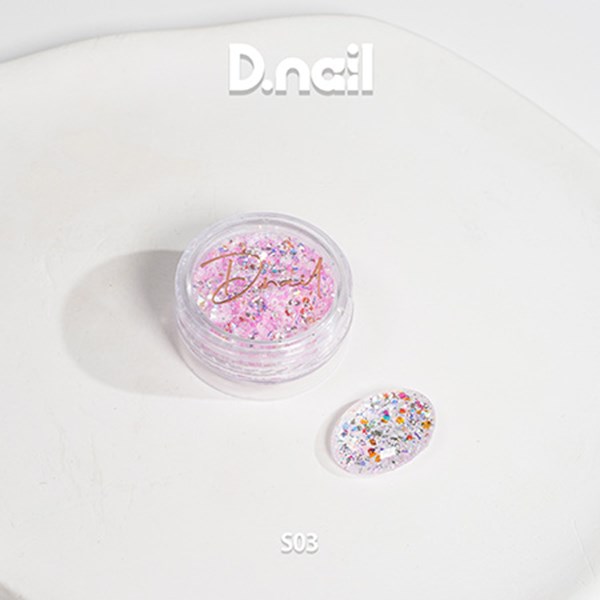 D.nail 泡ホログラム S 03 ピンク