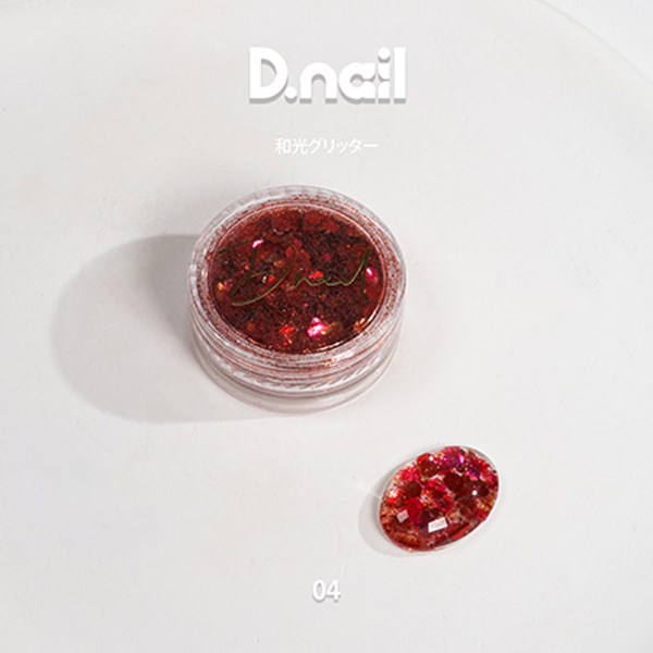 D.nail 和光グリッター 04 提灯
