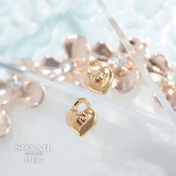 SONAIL×MEG ハートパドロック MEG000394