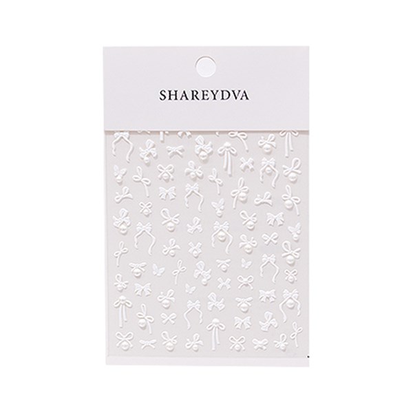 SHAREYDVA アレンジリボンシール ホワイト