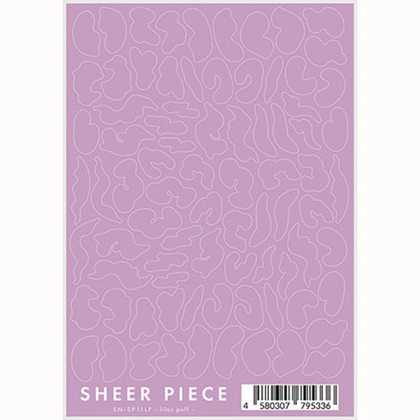 商品到着後レビューを書いて次回使える200円OFFクーポンGETlilac puff貼って、重ねて、デザインする。透け感を楽しむ、新感覚ネイルシール。SHEER PIECEは、さまざまな形をシアーカラーで表現したネイルシールシリーズ。透け感のあるカラーを重ねることで、奥行きやニュアンスを自由に楽しめます。どの色を選んでも。どの形を組み合わせても。重ねるだけで、自然とかわいく。こだわり抜いた絶妙なシアー感と、選び抜かれたカラーで作られたシールは、貼るだけで“かわいい”が完成。無駄な余白をなくすことで、さらに貼りやすく、シート全体を無駄なく使えるデザインに。縦123mm 横86mm