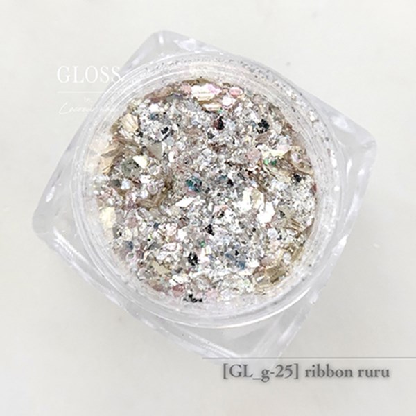 GLOSS by. Lecoeur nail. ribbon ruru リボンルル GL_g-25(グロスバイルクールネイ...
