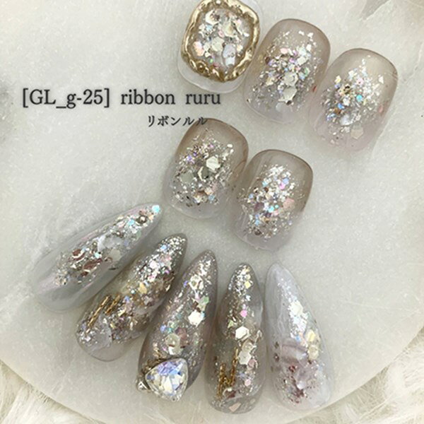 GLOSS by. Lecoeur nail. ribbon ruru リボンルル GL_g-25(グロスバイルクールネイ...