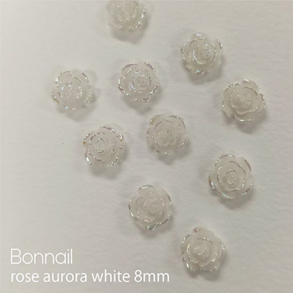 Bonnail ローズ オーロラホワイト 8mm