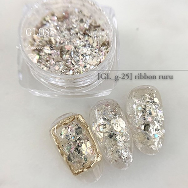 GLOSS by. Lecoeur nail. ribbon ruru リボンルル GL_g-25(グロスバイルクールネイ...