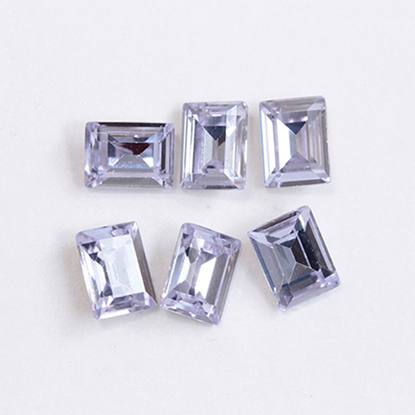 SHAREYDVA ガラスクォーツ ラベンダー 6×8mm 6P